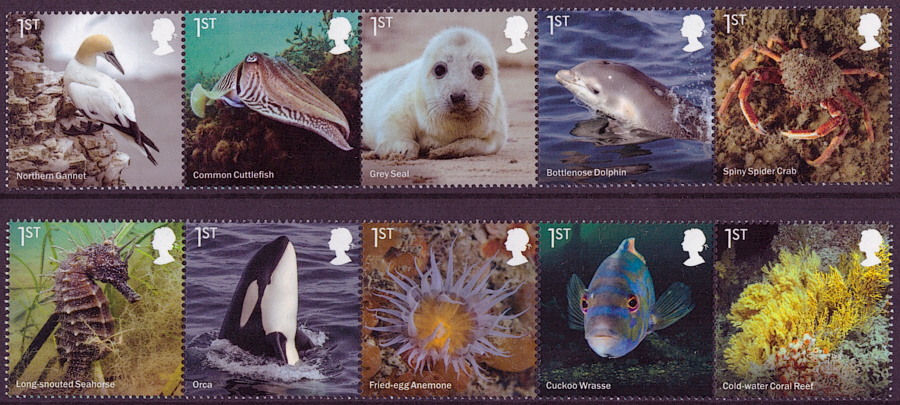 (image for) SG4542 / 51 2021 Wild Coasts unmounted mint set of 10 - Click Image to Close